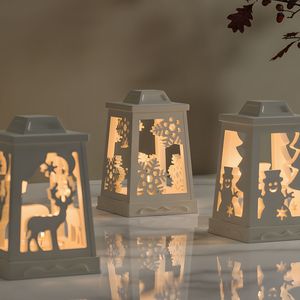 Alçı çimento noel şamdan silikon kalıp DIY geyik kar tanesi fener kalıp ev dekorasyon için uygun - Product Image 3