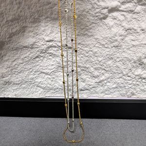 <span class=keywords><strong>Collier</strong></span> ras du cou D606 tendance avec perles en forme de boule, chaîne de perles, <span class=keywords><strong>collier</strong></span> fini pour la création de bijoux DIY - Product Image 2