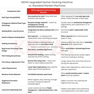 Máquina Empacadora Automática KEFAI para Azúcar y Edulcorantes, Empaquetado Individual de Azúcar Moreno en Bolsas Pequeñas - Product Image 2