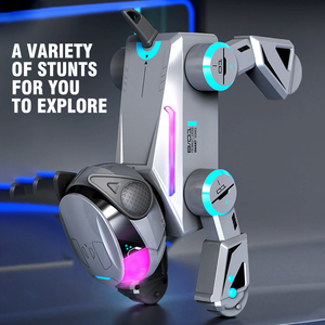Chien robot RC intelligent avec technologie Bluetooth, lumières cool, musique, danse, cascades, cadeau interactif pour enfants, chien RC acrobatique - Product Image 5