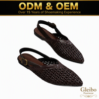 Sandales plates à boucle cheville pour femme OEM ODM 2026, en cuir PU souple, style tongs à plateforme, légères, décontractées, pour l'été et la plage