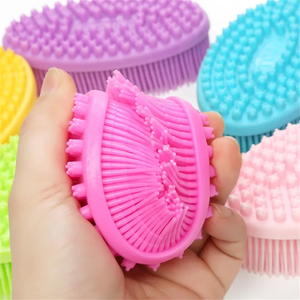 Cepillo de limpieza de silicona suave para rostro y cuerpo, cepillo exfoliante para la piel, masajeador con puntas que mejoran la celulitis, accesorios para el baño. - Product Image 4