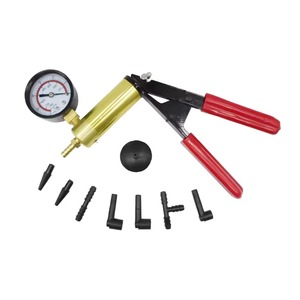 Juego de probador de bomba de vacío de mano Kit de Purgador de freno y manómetro de vacío para automoción con adaptadores Kit de caja Herramienta manual de reparación de automóviles - Product Image 3