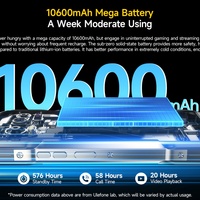 Ulefone Armor 27 Pro 5G LTE, Teléfono Inteligente Resistente con Octa Core, CDMA, Pantalla de 6.78 Pulgadas y 120Hz, 12+256GB, 50MP, 64MP, Visión Nocturna, Francés/Español