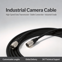 Arnés de conexión de equipos industriales Fuente de luz de visión artificial Cable de alimentación Conectores de cable visual