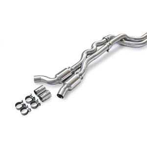 Tuyau d'échappement intermédiaire à longueur égale en acier inoxydable T304 pour réglage sonore BMW M2C M2 S55 F87 3.0T 2018-<span class=keywords><strong>2021</strong></span> - Product Image 5