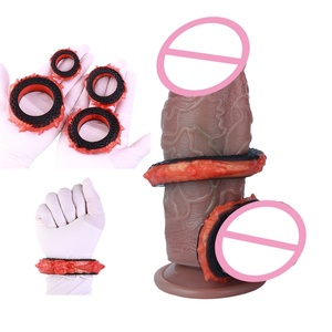 Anillo para Pene con Forma de Escamas de Dragón YC-2523, Anillo de Silicona para el Glande y Restricción Escrotal, Juguete Sexual para Retrasar la Eyaculación Masculina, para Hombres Gay - Product Image 1