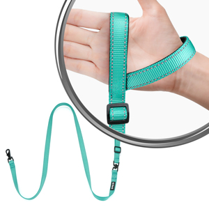 Set Tali Pengikat Anjing Multifungsi Tanpa Tangan dengan Model Dasar Warna Gradasi Es Serut, Tali Jalan-Jalan yang Dapat Disesuaikan - Product Image 1