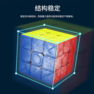 Meilong M Cube Pyramidal Magnétique 2x3x4x5 Couches, Puzzle Magique pour Adolescents de 7 à 14 Ans, Jouet en Plastique Unisexe - Product Image 3