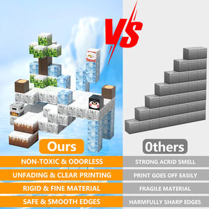 100 Uds <span class=keywords><strong>bloques</strong></span> de construcción magnéticos STEM cubos de construcción magnéticos juego de Castillo de Navidad de plástico <span class=keywords><strong>para</strong></span> juguetes de niños - Product Image 5