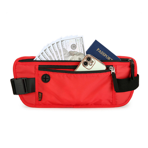 Portable Lightweight Nylon, Waterproof Rfid Blocking Fanny Pack Travel <b>Wallet</b> Slim <b>Passport</b> Holder Money Belt Waist Bag/ - Product Image 3