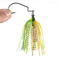PENPOS Vente flash Buzzbait en métal dur multicolore Chatterbait Jack Hammer Lure MadBite Jig à lames Leurre de pêche