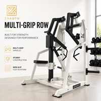Machine à ramer assise à charge libre ZHAOYU avec poignées ergonomiques pour les centres de musculation commerciaux