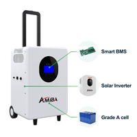 Stock local au Royaume-Uni, pack de batteries Lifepo4 tout-en-un 200Ah 10Kwh, onduleur hors réseau 3KW, station d'énergie solaire domestique