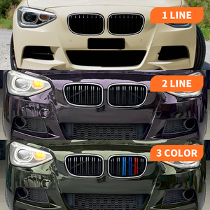 Griglia Illuminata a LED per <span class=keywords><strong>BMW</strong></span> Serie 1 <span class=keywords><strong>F20</strong></span> F21 2011-2014, Linea Singola o Doppia, Tricolore, Vendita all'Ingrosso - Product Image 3