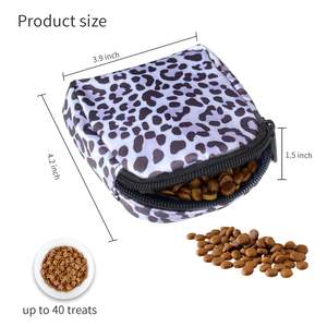 Free sample Custom Corduroy <b>Dog</b> Walking Bag <b>Dog</b> Treat <b>Pouch</b> <b>Dog</b> <b>Training</b> Bag with Poop Bag Dispenser Brand Private Logo - Product Image 5