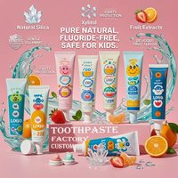 Dentifrice blanchissant aromatisé de haute qualité pour enfants, personnalisable