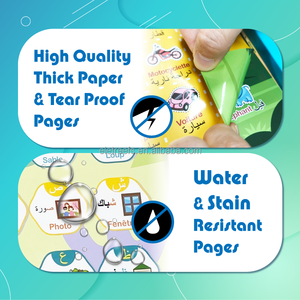 ELETREE Livre électronique <span class=keywords><strong>pour</strong></span> enfant, <span class=keywords><strong>français</strong></span> arabe islamique bilingue, livre sonore phonétique <span class=keywords><strong>français</strong></span> arabe, jouets éducatifs Coran - Product Image 5