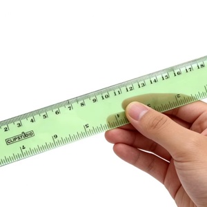 Regla de Medición Transparente de 20 cm y 0.1 cm de Grosor, de Buena Calidad, Marca Surwin, Certificada por EN71/ASTM/FSC, para Estudiantes - Product Image 1