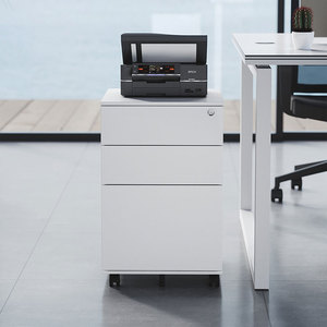 Large Capacity Modern 3-Drawer Steel Mobile Pedestal Durable for Home Office Hospital School Workshop Living Room Use Customized - Product Image 1