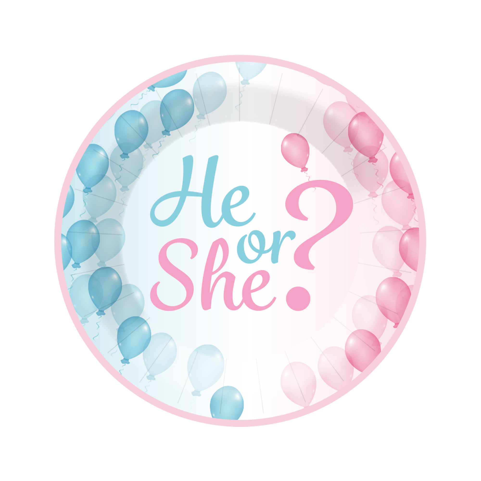 Plato de papel de 9 pulgadas * 8 unidades