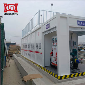 La <span class=keywords><strong>station</strong></span>-service en conteneur de 30 pieds est équipée <span class=keywords><strong>d</strong></span>'un distributeur de carburant intégré, prêt à être branché et utilisé. - Product Image 6