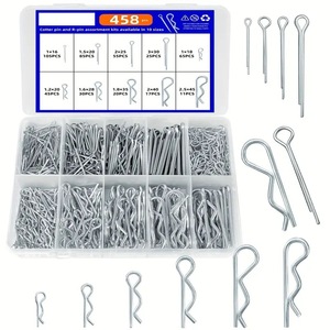 Pasadores Clevis y Pasadores R de Hierro Galvanizado, Resistentes a la Corrosión, Alta Dureza, Uso General - Product Image 3