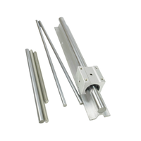 Varilla Guía de Movimiento Lineal de Precisión P6 de Acero Cromado de 6 mm, 8 mm, 10 mm, 12 mm, 16 mm, 20 mm