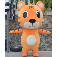 Efun 2m 2.6m Costume de mascotte tigre gonflable personnalisé de haute qualité Costume Cosplay d'animal de dessin animé à vendre