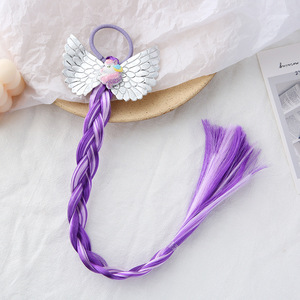 Parrucca colorata treccia per bambini capelli colorati corda per bambina bambina principessa <span class=keywords><strong>Twist</strong></span> treccia accessori per capelli - Product Image 6