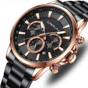 OEM ODM Business Fashion Stainless Steel Wristwatch Luxury Men Chronograph Sport Waterproof Luminous Quartz <b>Watch</b> - Product Image 4