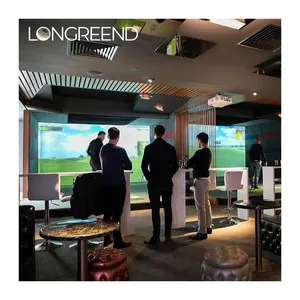 LONGREEND קוריאני גרסה של אמיתי 3D מערכת מלון מועדון וילה פרטית משרד מקורה גולף סימולטור