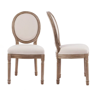 Chaise Louis de style français moderne par Source Factory pour mariages et repas, mobilier en bois pour hôtels, extérieur et parcs - Product Image 6