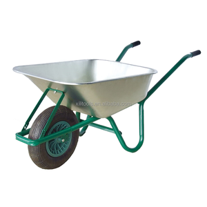 Garden <strong>Wheelbarrow</strong> Farm Using with Galvanized Tray and Pneumatic Tyre - Product Image 1