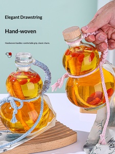 Nuova Creativa Teiera per Infusione <span class=keywords><strong>a</strong></span> Freddo, Bottiglia <span class=keywords><strong>a</strong></span> Forma di <span class=keywords><strong>Zucca</strong></span>, Ornamento Fu Lu, Set da Tè, Bottiglia per Bevande e Vino alla Frutta Resistente al Calore - Product Image 2