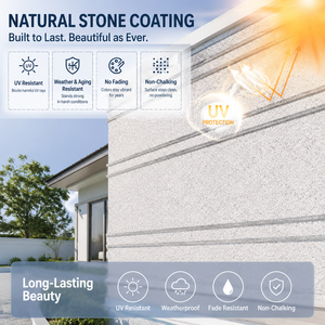 Pintura de Piedra Natural Blue Kingfisher con Tono Tierra <span class=keywords><strong>para</strong></span> Exteriores de Casas en Climas Desérticos - Product Image 6