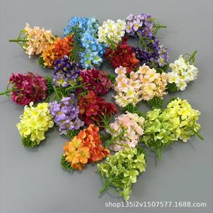 Fleurs artificielles Qiye, têtes de fleurs de colza en soie, décoration de mariage et de maison, style rural - Product Image 3