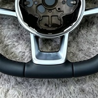 Volant en cuir noir avec surpiqûres pour Volkswagen, pour VW GTI7 Golf MK7 GTD MK6 MK5 MK4 VW Polo 6 5