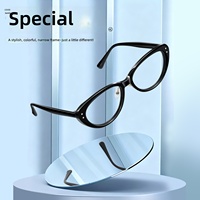 Montures de lunettes œil-de-chat vintage en acétate de haute qualité pour femmes GG6053F – Lunettes noires premium Danyang en gros