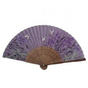 Portable Antique Folding Bamboo Silk <b>Hand</b> <b>Fan</b> for Ladies-21cm Handmade Custom Logo Promotional Gift for Photography Souvenirs - Product Image 2
