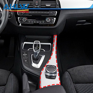 Aksesoris Interior Mobil Serat Karbon Kering untuk BMW Seri 1 2 F20 F21 F22 F23 2012 hingga 2018, Panel Tuas Persneling, Trim Tombol Multimedia - Product Image 2