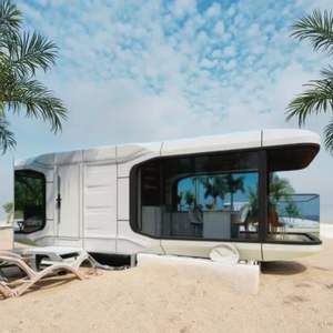 Contenedor de cabina móvil prefabricado Casa de cápsula espacial prefabricada económica - Product Image 6