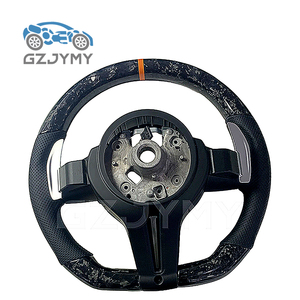 Volante deportivo LED de fibra de carbono forjado personalizable, cuero perforado, <span class=keywords><strong>precio</strong></span> al por mayor para <span class=keywords><strong>BMW</strong></span> G20 G30 M2 M3 M4 <span class=keywords><strong>M5</strong></span> M6 X3 - Product Image 5