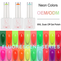 YOUGEL Nouvelle Arrivée Vernis à Ongles Gel UV/LED Soak Off 8ML Portable et Adorable Échantillon Gratuit Certifié CE pour Nail Art