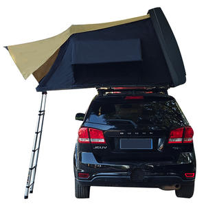 Tente de toit SUV à ouverture rapide automatique Moderne Quatre saisons Coque rigide en aluminium Double couche Une chambre en <span class=keywords><strong>tissu</strong></span> de coton - Product Image 1