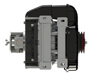 2.2 KW 3 HP Pompe à défilement de qualité supérieure Moteur silencieux Tête de défilement électrique Tête de compresseur d'air sans huile