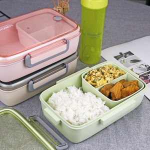 Portable En Plastique Déjeuner Récipient de Nourriture de Pique-Nique Camping <span class=keywords><strong>Micro</strong></span>-ondes Cuisine Vaisselle <span class=keywords><strong>Hermétique</strong></span> boîtes De Rangement - Product Image 2