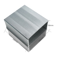Boîtier en aluminium à corps divisé pour projets électroniques, boîtier d'instrumentation en aluminium, 8 vis incluses