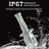 Bombilla LED H3 Blanca de 6500K, Estilo L4, 28W, 2800LM, Faro Delantero para Automóvil, Iluminación para Vehículos