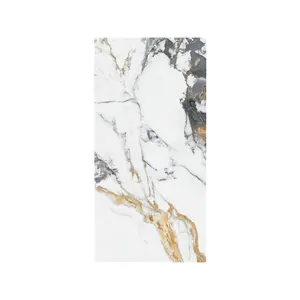 고품질 마루 도와 장식적인 이탈리아 석회화 상아빛 백색 대리석 지면 도와 무게 600x600 도기 타일